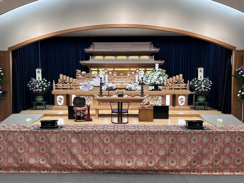 葬儀事例: 安中市　すみれヶ丘聖苑での一日葬