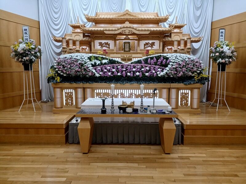 葬儀事例: 箕面市立聖苑　家族葬