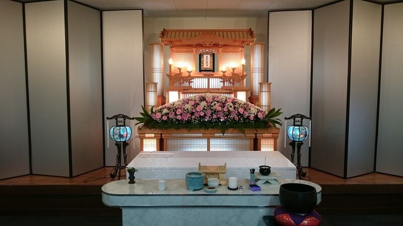 葬儀事例: アルマホール　一日葬　白木祭壇バージョン