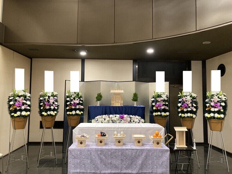 葬儀事例: 知北斎場の1日葬