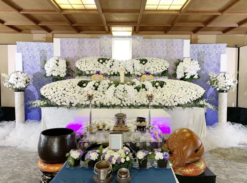 葬儀事例: 天照院龍海寺　本堂の家族葬　プラン96参考
