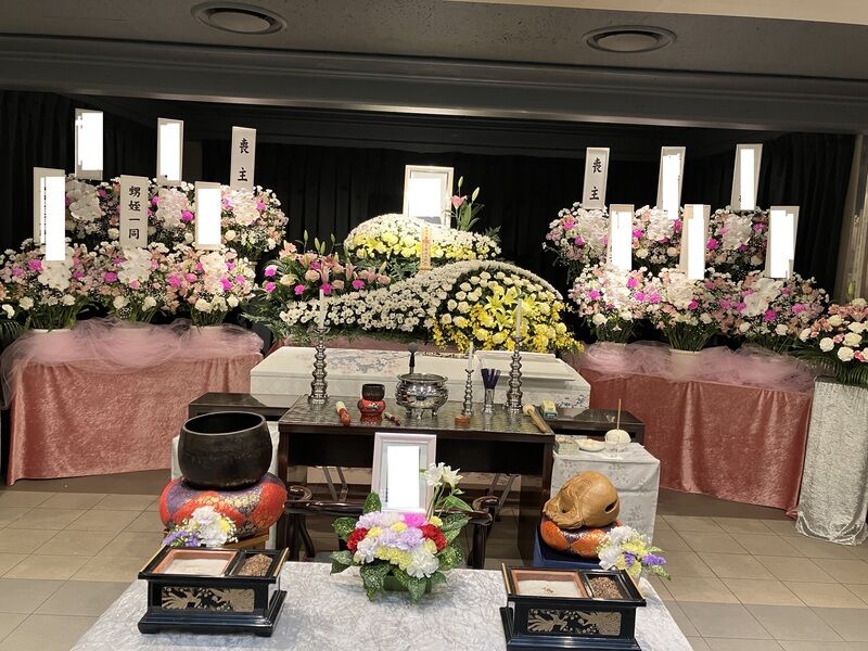 葬儀事例:  市営斎場家族葬