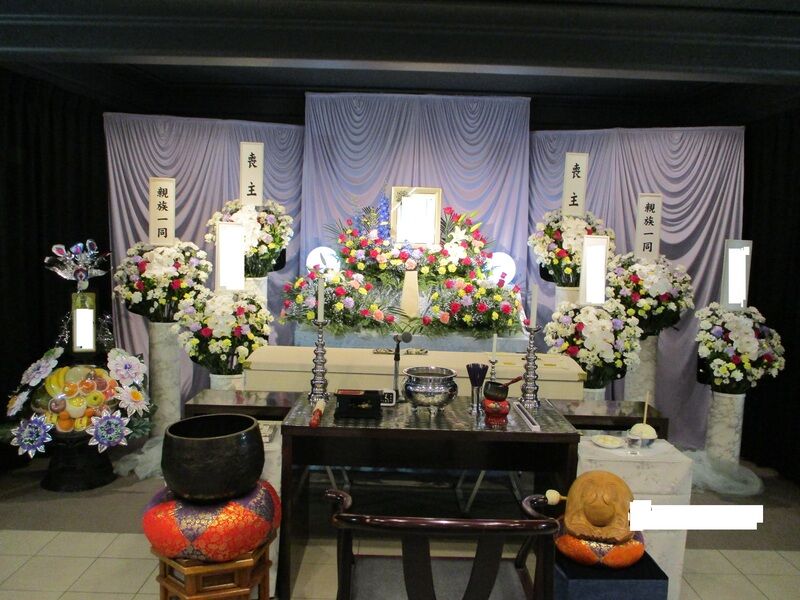 葬儀事例: 市営斎場１日葬