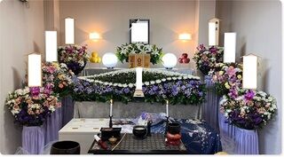 味くら苑法要ルームでの一日葬