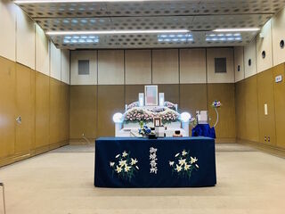 大阪市立北斎場中式場での家族葬事例