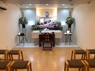 山葬家族葬ホールでの家族葬、A家様のお葬儀実例