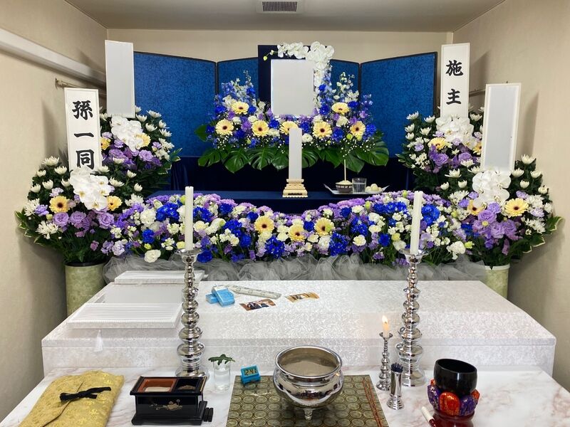 葬儀事例: 戸田葬祭場サービス館式場の家族葬