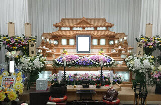 前橋市斎場にて40名の一般葬