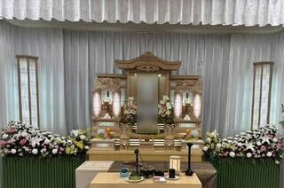 茨木市営葬儀　第1告別式場での家族葬