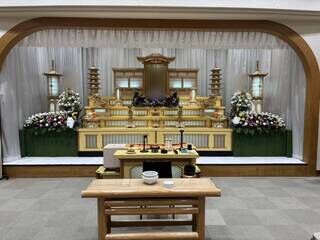 茨木市営葬儀　第2告別式場での家族葬