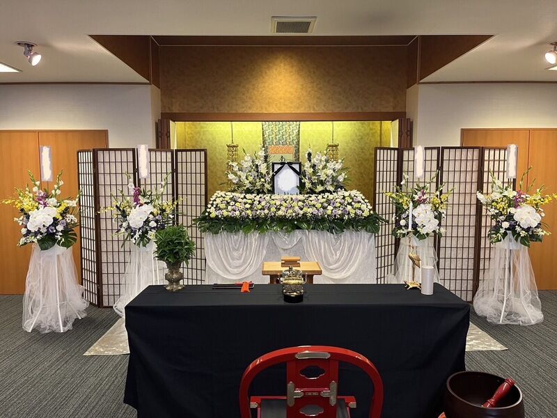 葬儀事例: 寺院での家族葬