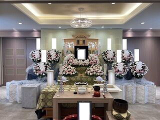 落合斎場での18名の一般葬の事例