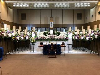 北斎場限定家族葬プラン、中式場を利用した家族葬