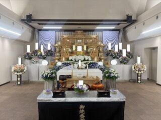 思い出の里会館にて一日葬