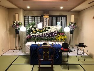 大阪市立北斎場小式場、家族葬プラン30でのお葬儀実例