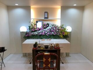 山葬家族葬ホール、ホール限定家族葬プランでの一日葬