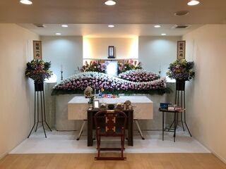 山葬家族葬ホール、ホール限定家族葬プラン40での一日葬