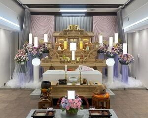 思い出の里会館にて一日葬