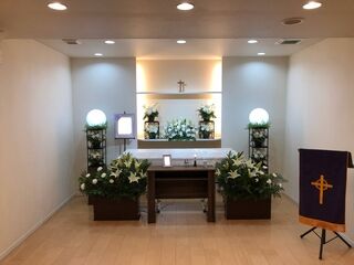 山葬家族葬ホール、キリスト教での一日葬