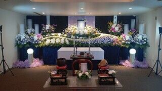 父へ贈る花祭壇