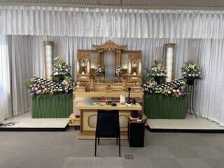 茨木市営葬儀　第1告別式場での1日葬