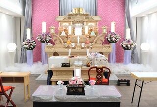 思い出の里会館にて一日葬