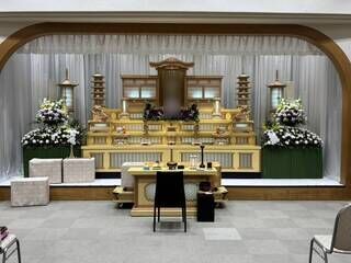 茨木市営葬儀　第2告別式場での家族葬