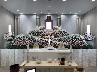 代々幡斎場での8名の一般葬の事例