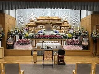 箕面市立聖苑での一般葬