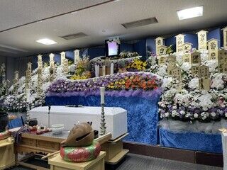 南多摩斎場での一般葬。