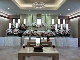 落合斎場での8名の一日葬の事例