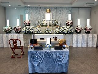 智福寺会館での20名の一般葬の事例