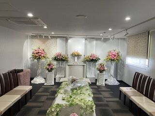 大和式礼でのお花で火葬式