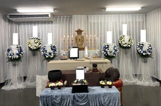 東高野会館での8名の一日葬の事例