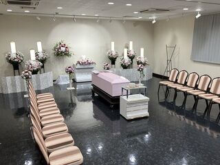 月光の森篠崎家族葬館でのお花で火葬式