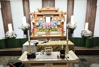 月光殿での一日葬