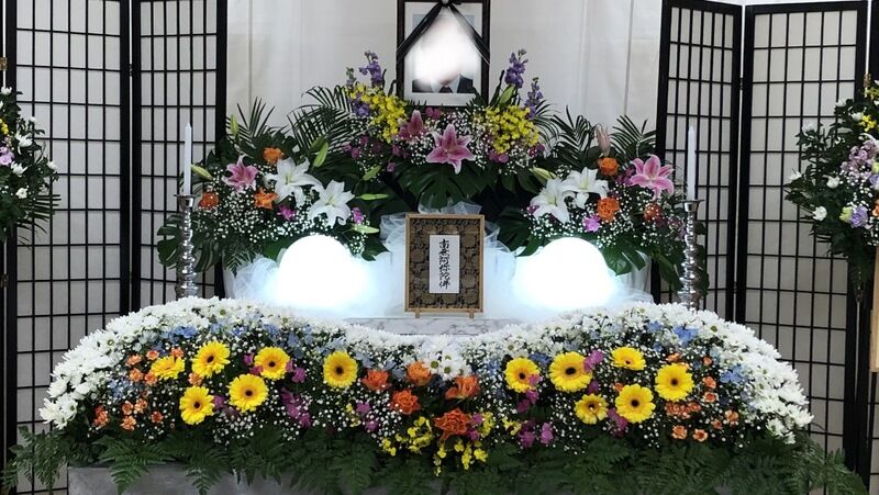 葬儀事例: 瓜破斎場の家族葬