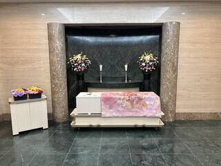 箕面市立聖苑での火葬式