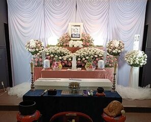 八王子市斎場第2式場にて1日葬