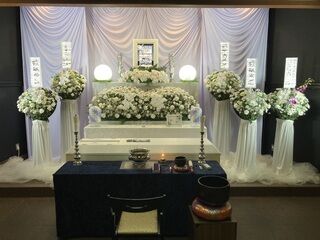 八王子市斎場第2式場にて1日葬