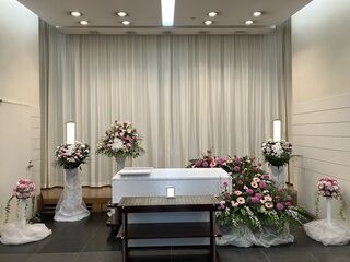 浦安市斎場でのお花で火葬式