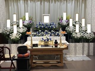 三郷市斎場 新館式場にて家族葬
