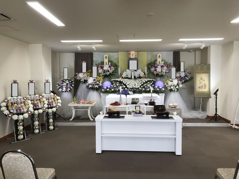 葬儀事例: 東松山斎場の家族葬（２日葬）仏式（真言宗豊山派）