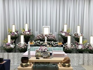 四ツ木斎場にて家族葬