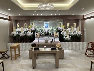 落合斎場での一日葬
