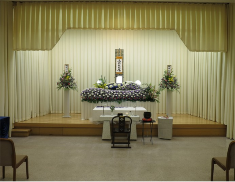 葬儀事例: 堺市立斎場第一式場でのご葬儀
