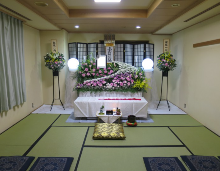 葬儀事例: 大阪市立北斎場 小式場での家族葬