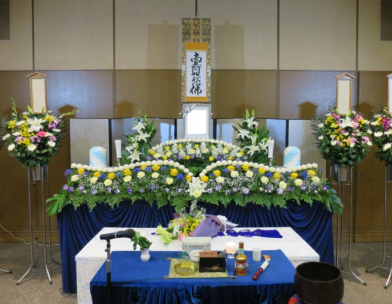葬儀事例: 大阪市立北斎場 中式場での家族葬