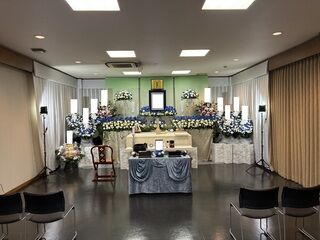 東高野会館にて22名の一般葬の事例