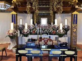 江戸川区 龍光寺本堂にて30名の一日葬